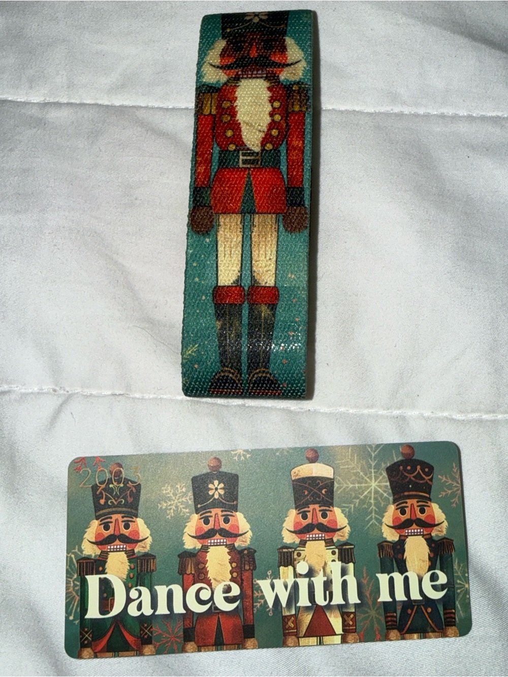 Zox Dance With Me w/ Nutcracker Scarf ~ NEW ~ Med ~ Strap & Card